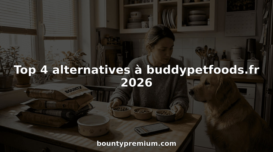 Top 4 alternatives à buddypetfoods.fr 2026 - Bounty Premium – Compléments pour chiens