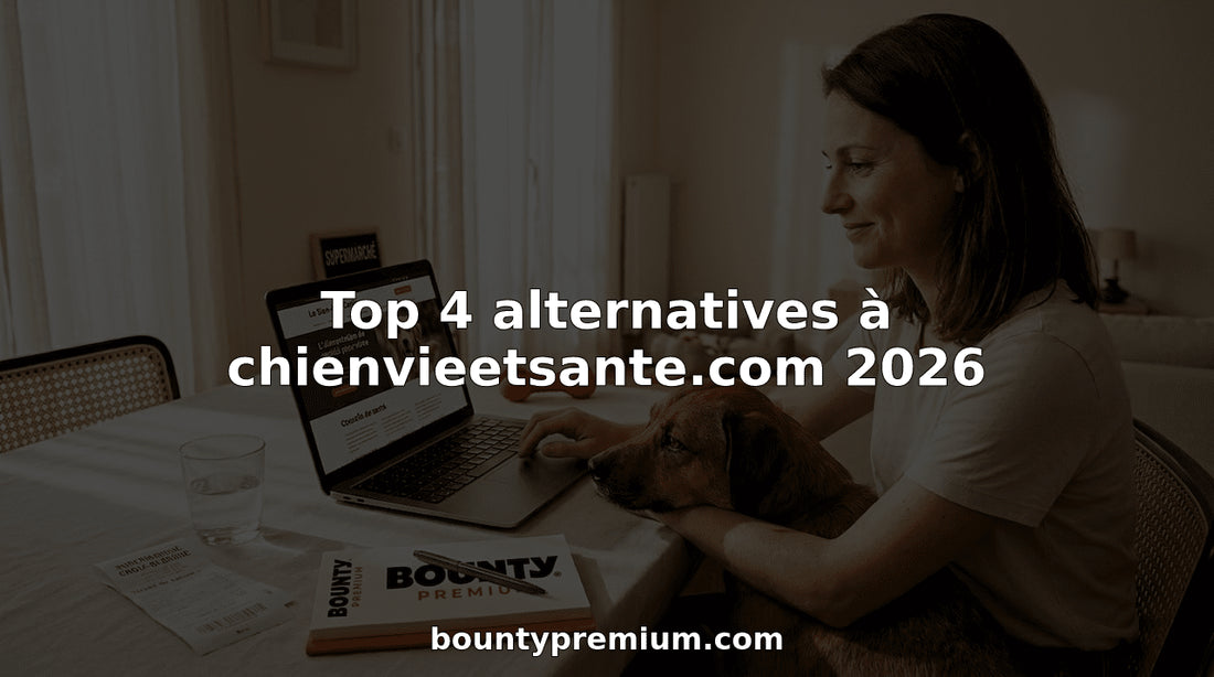 Top 4 alternatives à chienvieetsante.com 2026 - Bounty Premium – Compléments pour chiens